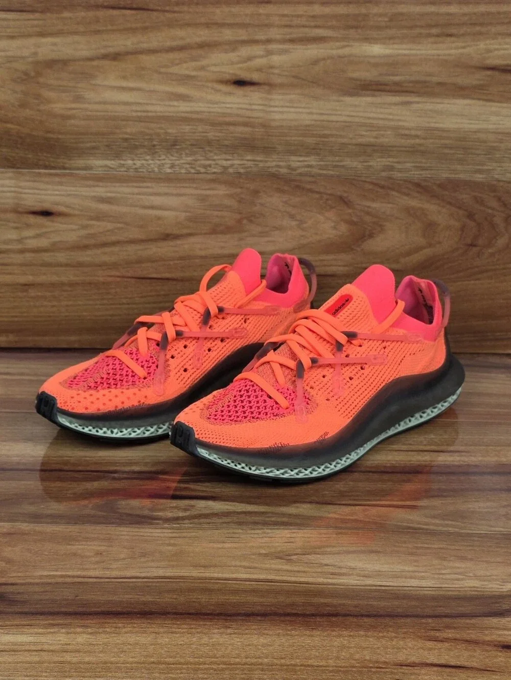 Adidas 4D Fusio Screaming Orange FY5929 Primeknit Mens Size 6 Women's Size 7.5